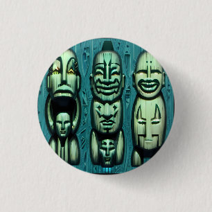 3 Cannibals Redux II Cm Round Badge