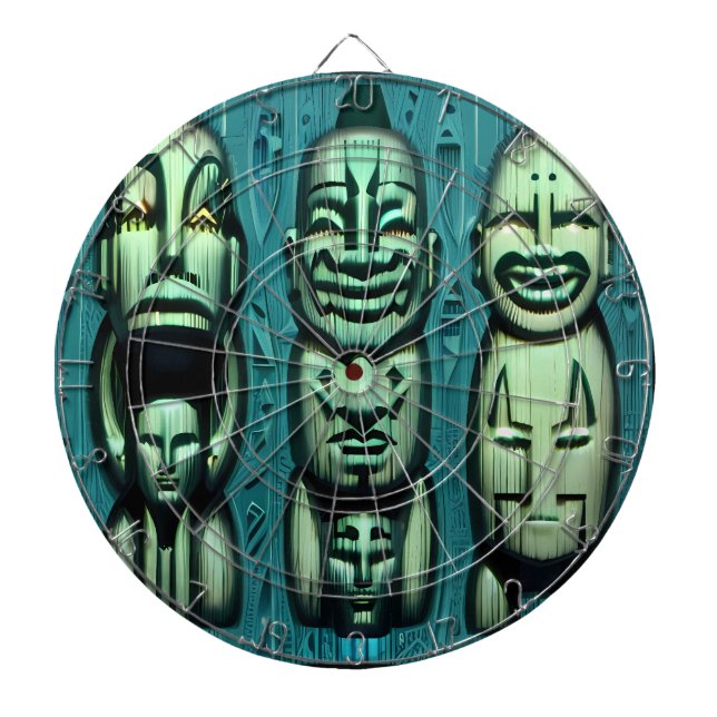 3 Cannibals Redux II Dartboard (Front)