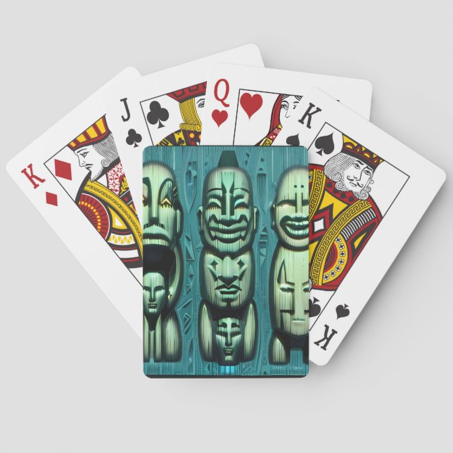 3 Cannibals Redux II Playing Cards (Back)