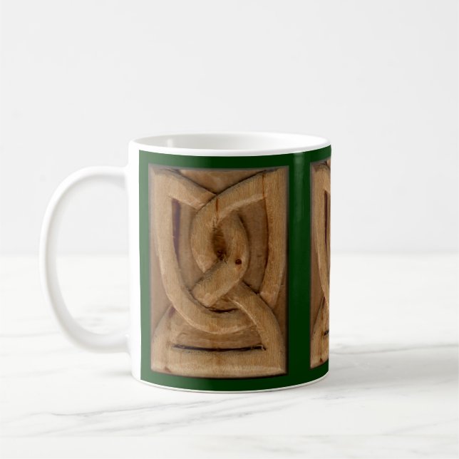 3 Carved Tulips mug (Left)