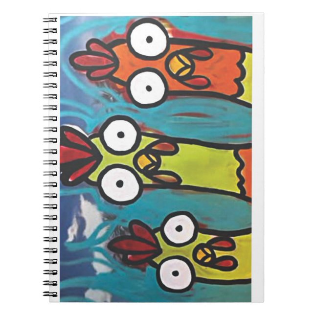 3 Chicken Notebook (Front)