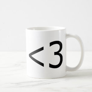 <3 COFFEE MUG