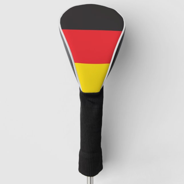 3 Colour Combination, Flag Golf Head Cover (Front)