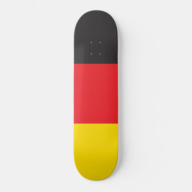 3 Colour Combination, Flag Skateboard (Front)