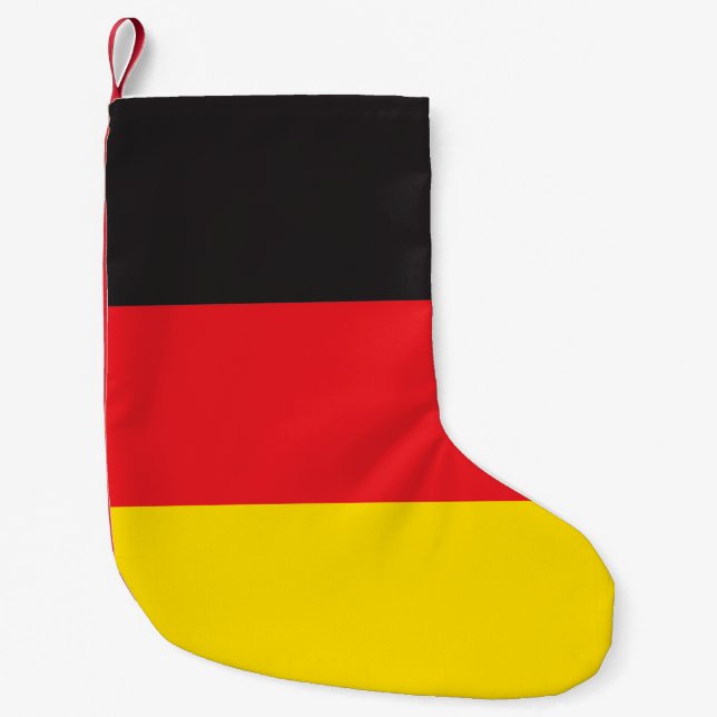 3 Colour Combination, Flag Small Christmas Stocking (Front)