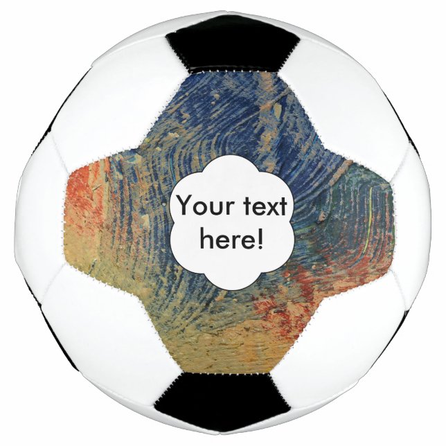 3 colours paint soccer ball (Front)
