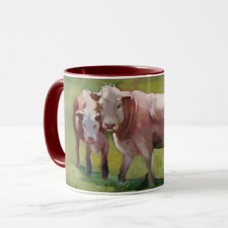 3 Cows in a Landscape Mug