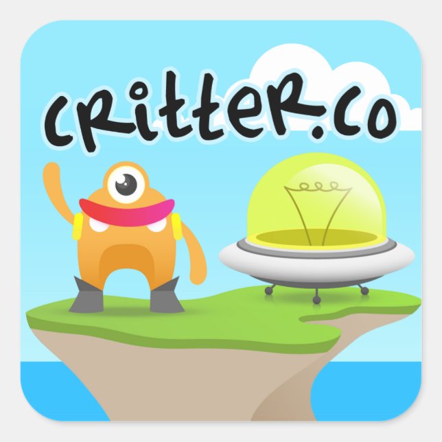 3" Critter.Co Sticker (sheet of 6) (Front)