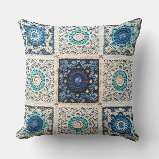 3, Crochet Home Decor Designs Cushion (Front)