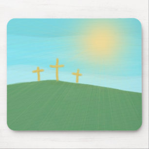3 Crosses Mouse Pad