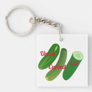 3 Cucumbers Thunder_Cove Key Ring
