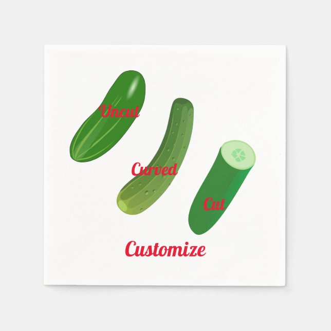 3 Cucumbers Thunder_Cove Napkin (Front)