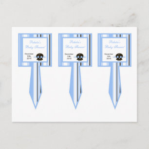 3 Cup Cake Picks Boy Blue Punk Rocker Guitar Invitation Postcard