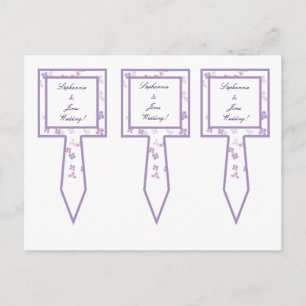 3 Cup Cake Picks Purple Hydrangea Postcard