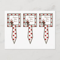 3 Cup Cake Picks Red Sock Monkey