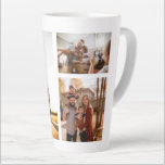 3 Custom Photo Collage Personalised Latte Mug<br><div class="desc">Introducing our personalised photo collage latte mug - the perfect way to start your day with a warm cup of coffee or tea surrounded by your favourite memories! Whether you're celebrating a graduation, honouring family, cherishing friends, or remembering a vacation trip, our custom latte mug is the ultimate way to...</div>