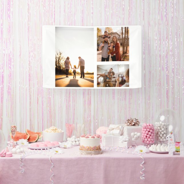 3 Custom Template Photo Collage Banner (Party)