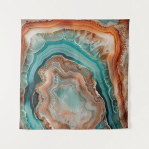3 D Agate Art Tapestry