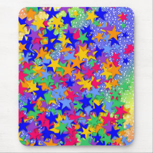 3-D Stars Mouse Pad