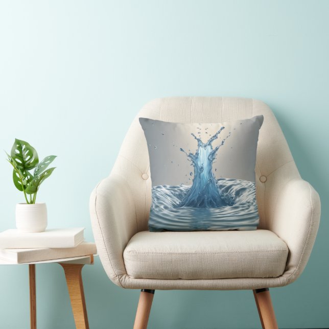 3-D Water Splash Cushion (Chair)