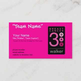 3-Day Business Cards (HOT PINK)
