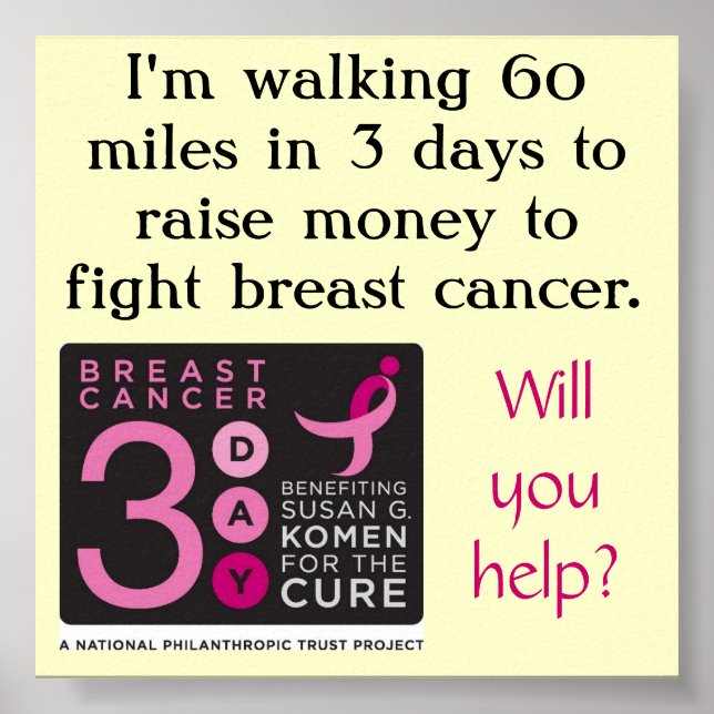 3-Day Fundraising Poster (Front)