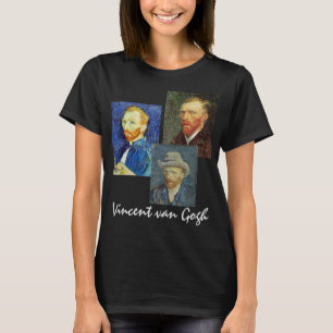 3 different Vincent van Gogh Self Portraits T-Shirt