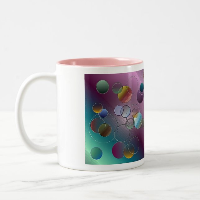 3-Dimensional Floating Circles Mug (Left)