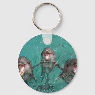3 Dolphins Key Ring