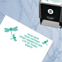 3 DRAGONFLIES insect business personal address