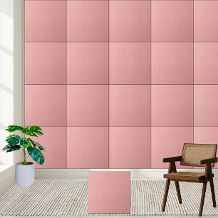 #3 Elegant Soft Pink Geometric Pattern  Ceramic Tile