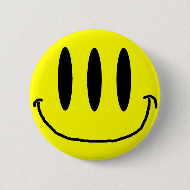 3 Eyed Face Button (Front)
