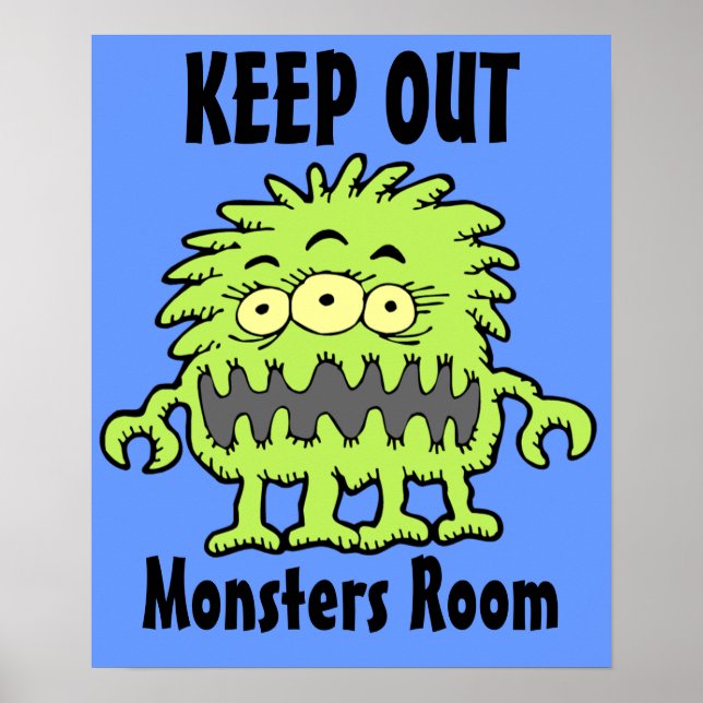 3 Eyed Mongo Monster Door Poster (Front)
