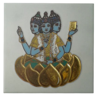 3 Faces Shiva Tile