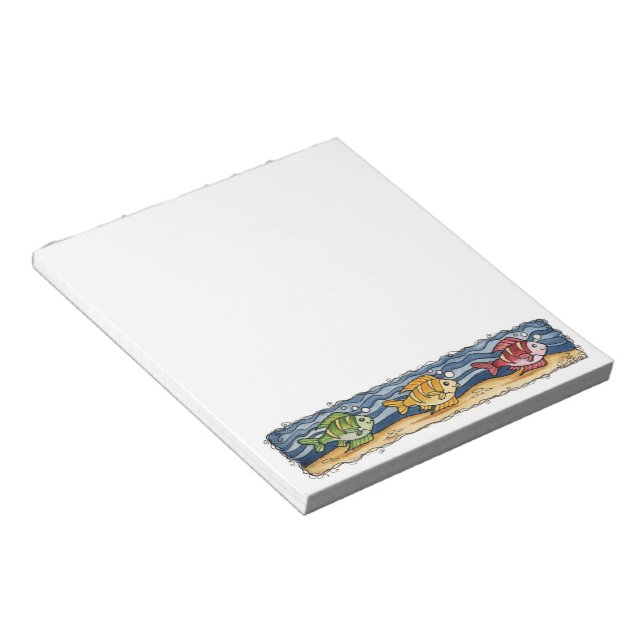 3 Fish Notepad (Angled)