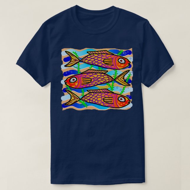 3 fishes T-Shirt (Design Front)