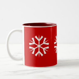 3 flakes Two-Tone coffee mug