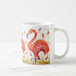 3 Flamingo Mug