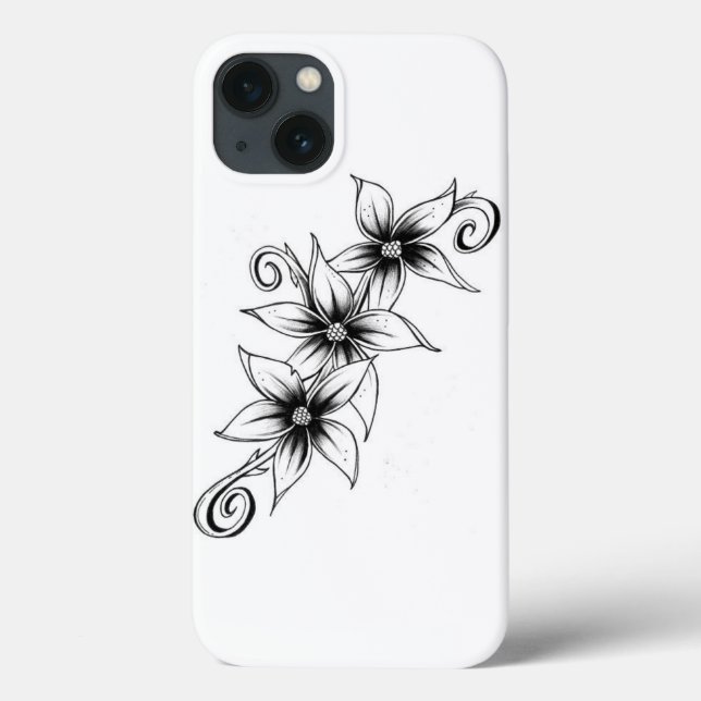 3 Flowers Case-Mate iPhone Case (Back)