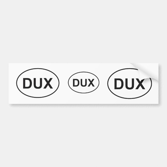 3 for 1 Duxbury Massachusetts - Oval Caddy Sticker (Front)
