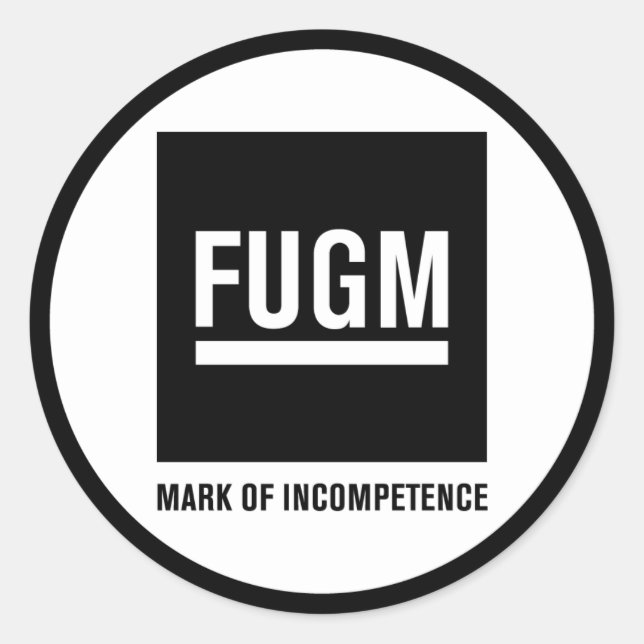 3" FUGM by SAB Sticker (Front)