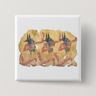 3 Genies 15 Cm Square Badge