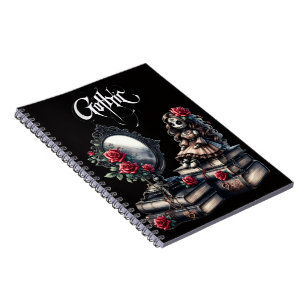 #3 Gothic  Spiral Photo Notebook