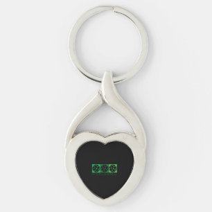 3 Green Pickleballs transparent Key Ring