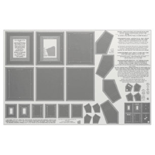 3 Grey Zazzle Fabric photo frame crafts