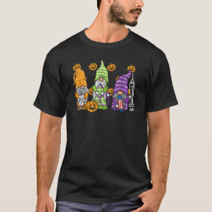 3 Halloween Gnome Nurses Costume Nursing Men Women T-Shirt