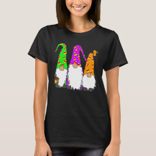 3 Halloween Gnomes Candy Corn Gnomes Trick Or Trea T-Shirt