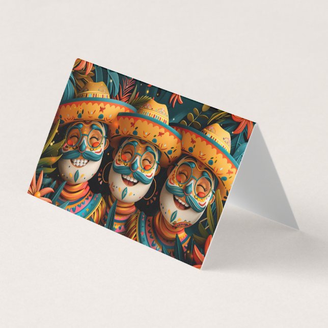 3 hermanos business card (Front)