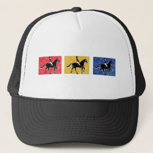 3-Horse-Riders Trucker Hat