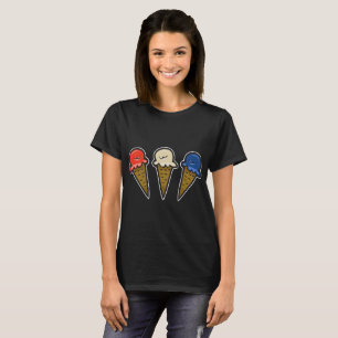 3 Ice Cream Cones #1 T-Shirt
